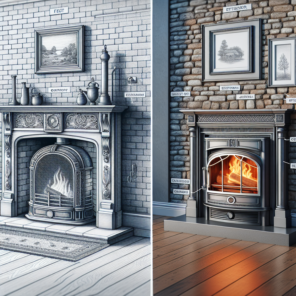 Jakie są różnice między wkładem kominkowym a tradycyjnym kominkiem?