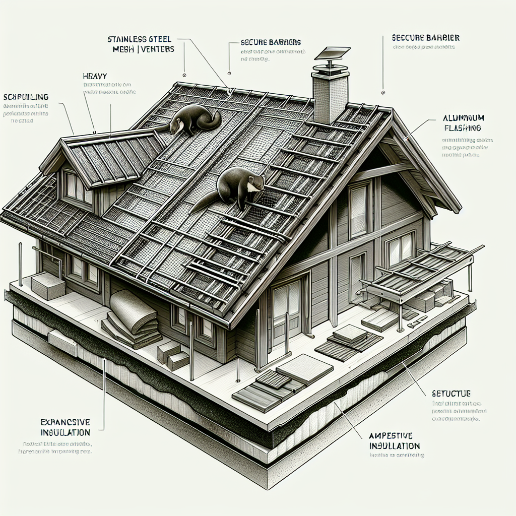 Zabezpieczenie dachu przed kunami: skuteczne metody ochrony i materiały izolacyjne