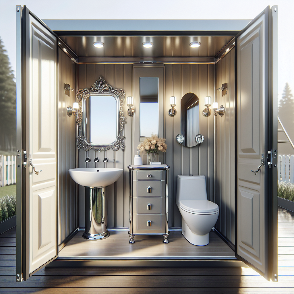 Jak wygląda łazienka przenośna na eleganckim wydarzeniu plenerowym?